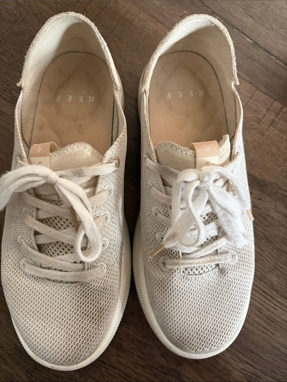 Reef knit woven sneakers